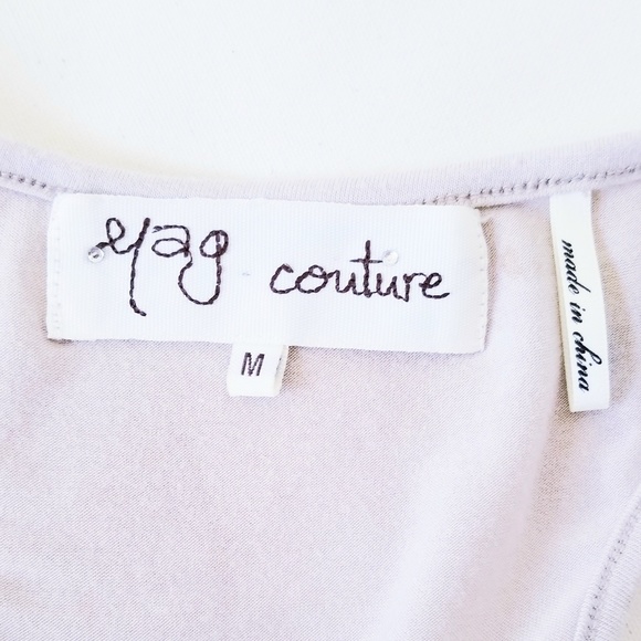 YAG Couture Silk Tent style Midi Ombre Dress Med - Picture 3 of 7